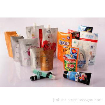 Standup Heat Seal Cosmetics Pouch, Flexible Cosmetic Packag